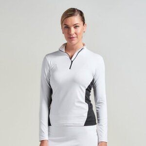 L'Oeuf Poché Women's Breezy Half-Zip Pullover Sweatshirt -XS